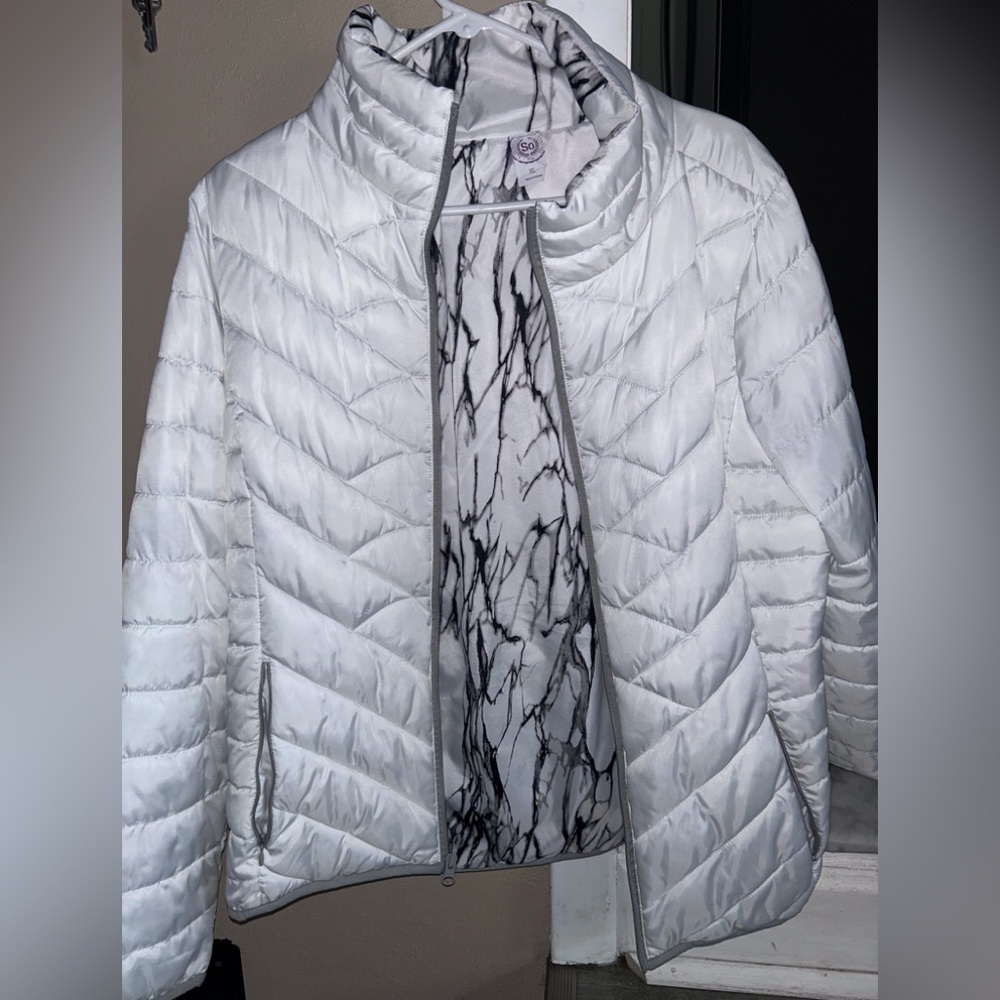 White Puffer Jacket